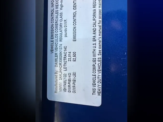 2021 Freightliner Cascadia