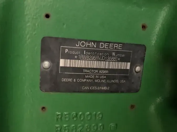 2018 John Deere 8295R